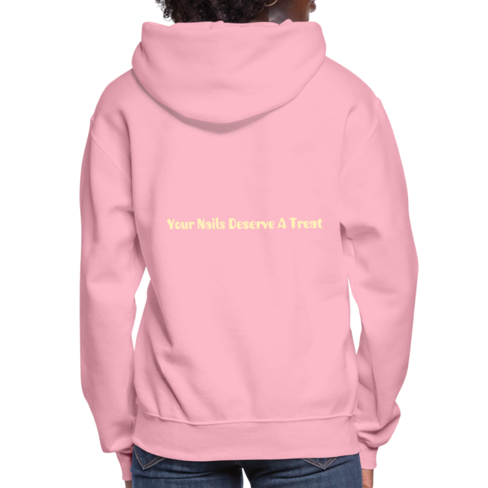 Your Nails Deserve A Treat Women's Hoodie - classic pink