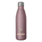 Gelato Nails Insulated Stainless Steel Water Bottle - pink glitter