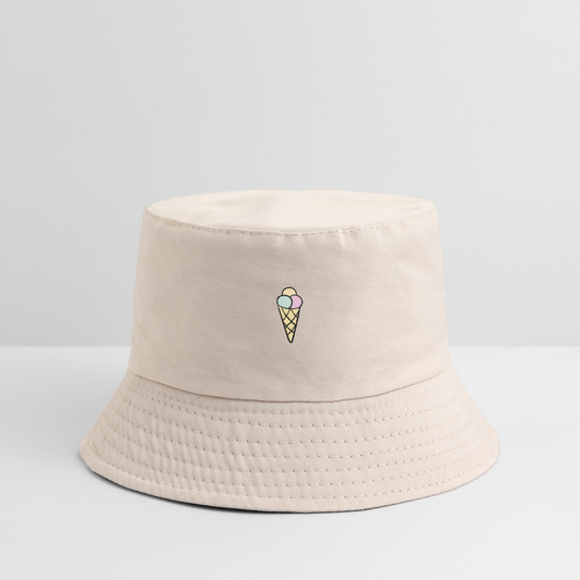 Gelato Nails Kid's Bucket Hat - Natural