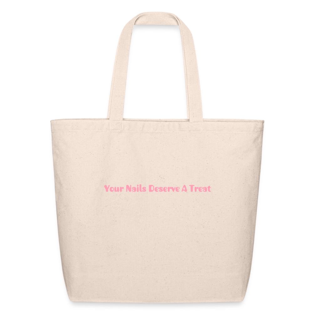 Your Nails Deserve A Treat Eco-Friendly Cotton Tote - natural