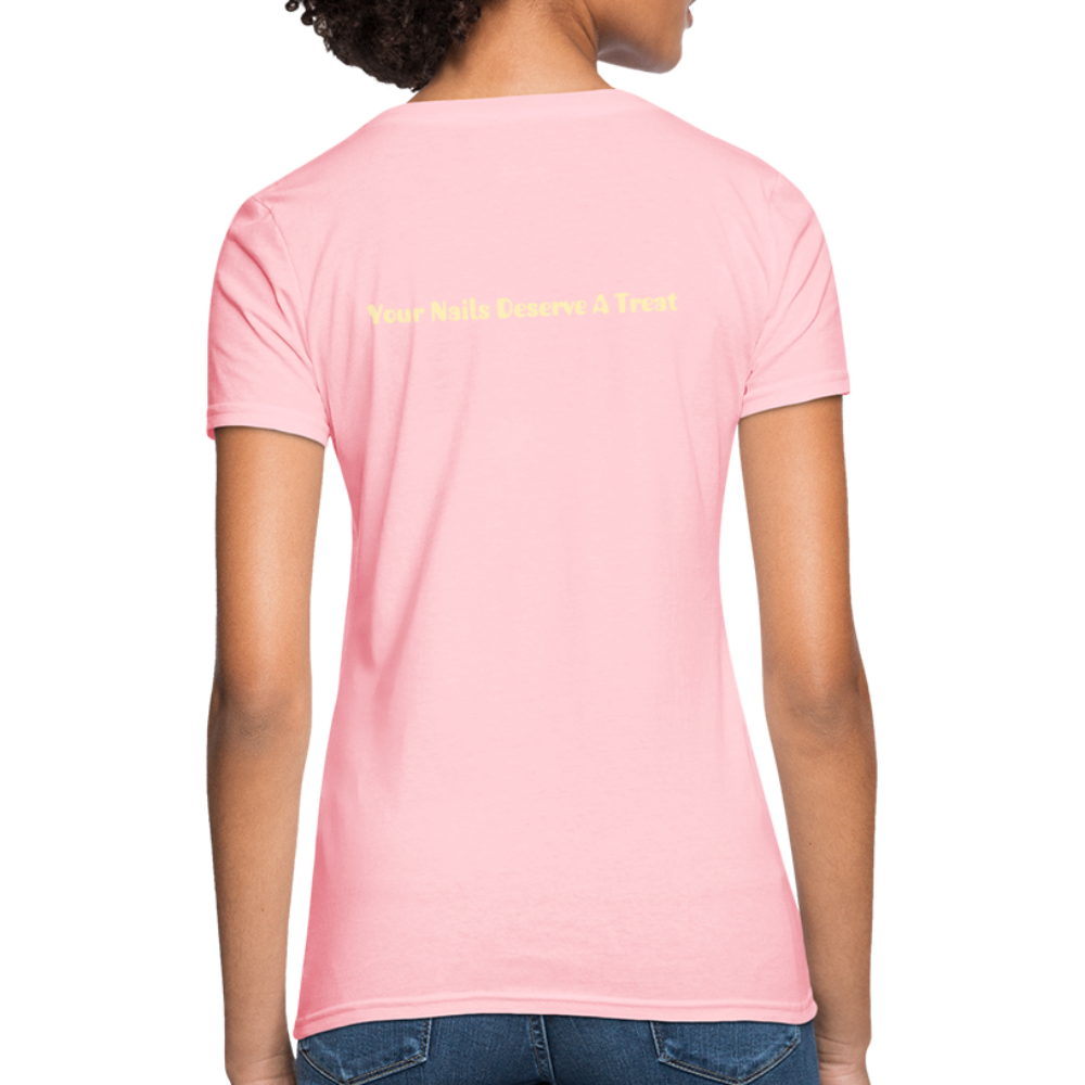 Your Nails Deserve A Treat Women's T-Shirt - pink