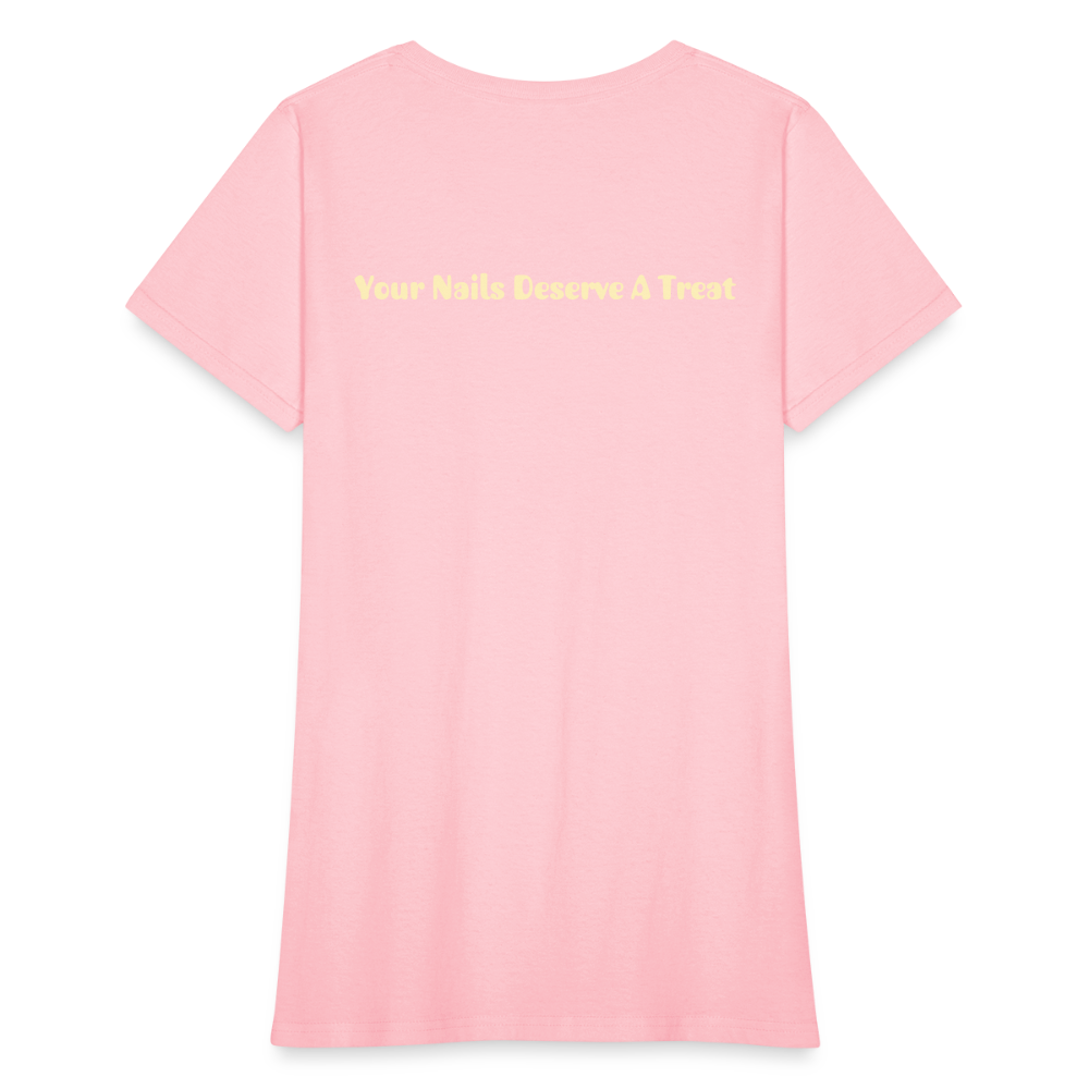 Your Nails Deserve A Treat Women's T-Shirt - pink